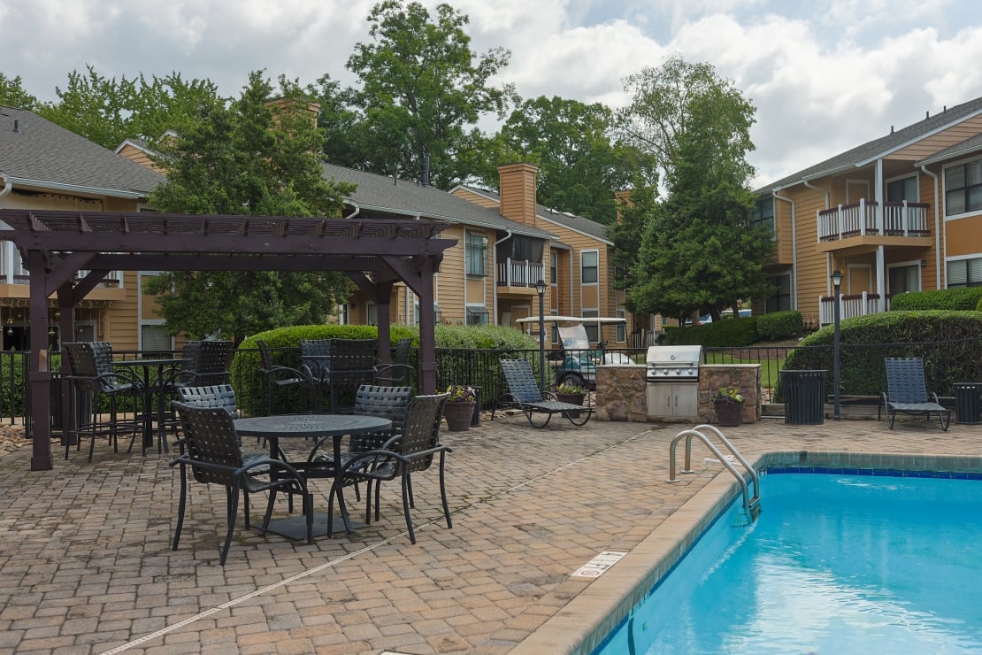 pool view at The Park at Vietti located in Spartanburg, SC